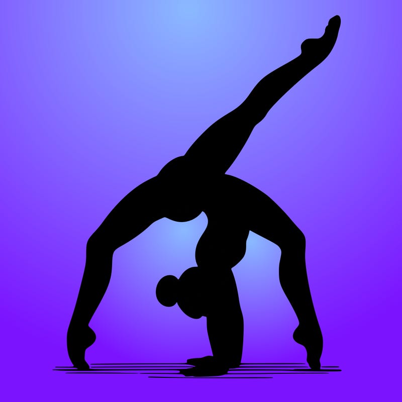 gymnastics handstand split