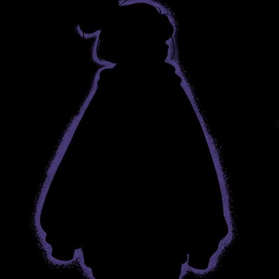 realistic girl with a oversized sweatshirt on and a bun