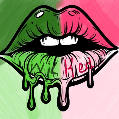 lips that look realistic and drip