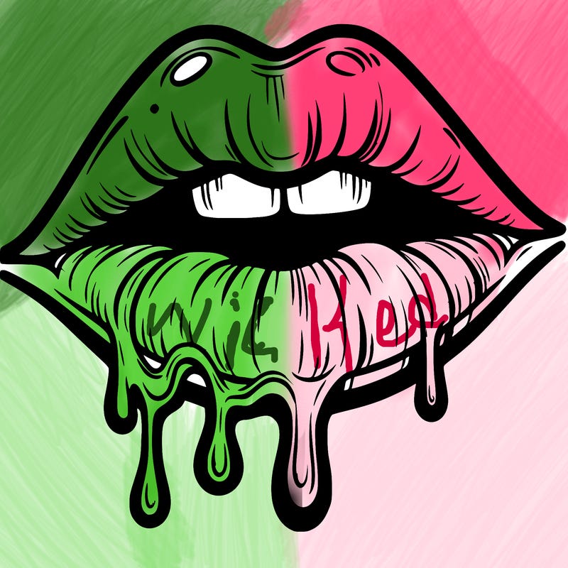 lips that look realistic and drip