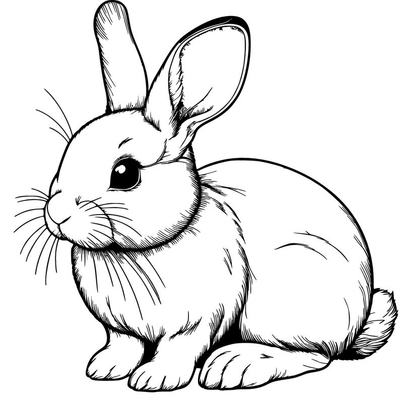 realistic rabbit