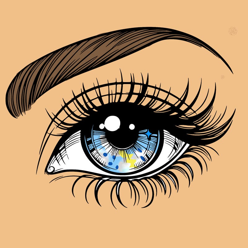 a beautiful eye