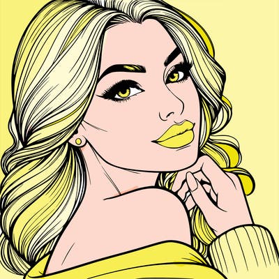 realistic pretty woman