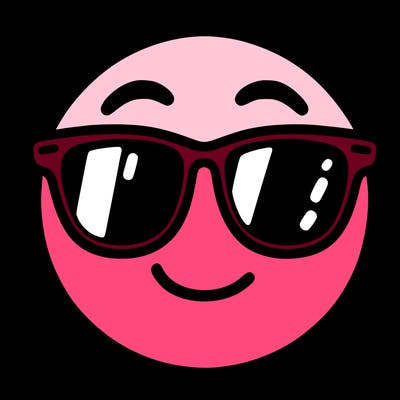 emoji with sunglasses