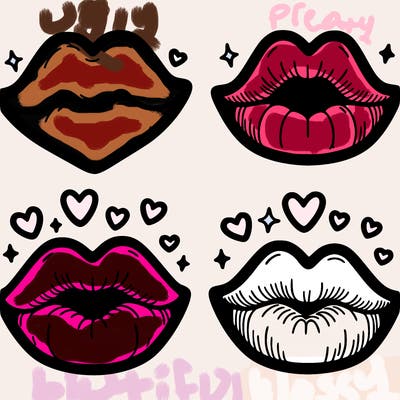 valentines lips
