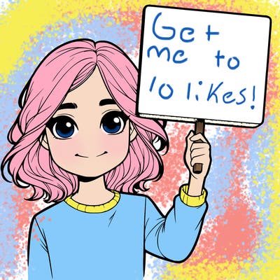 realistic girl holding up a sign