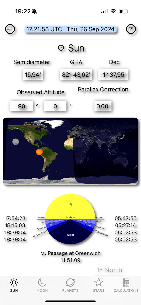 Perpetual Nautical Almanac - Navigation App | MWM