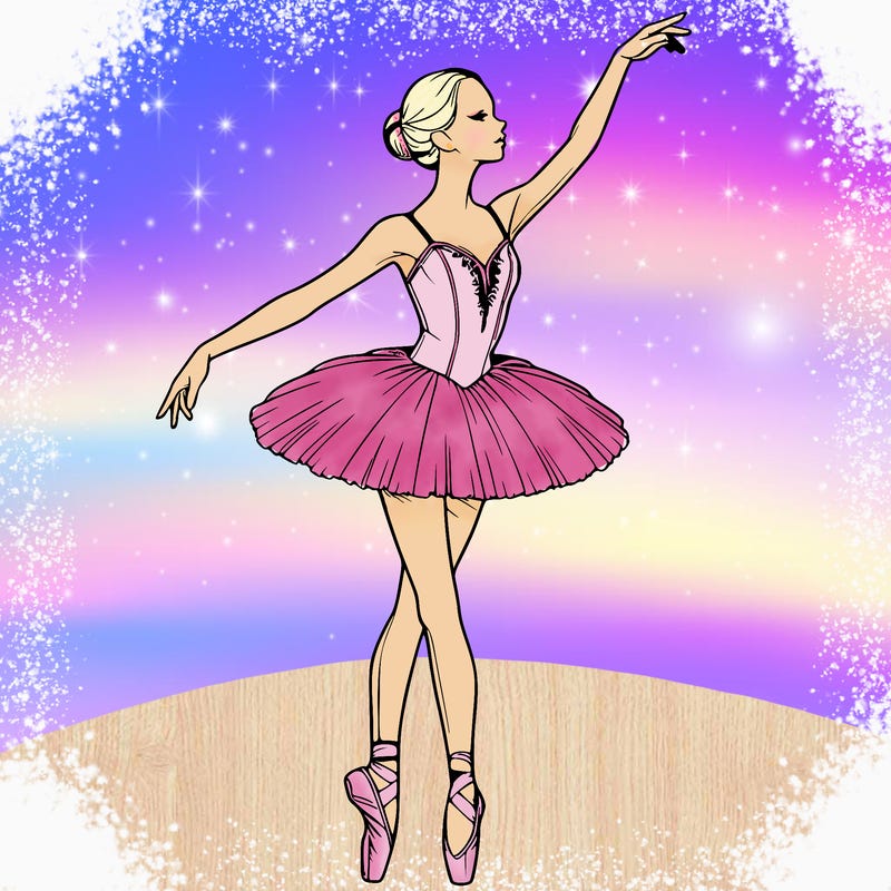 realistic ballerina
