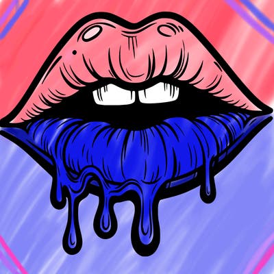lips that look realistic and drip