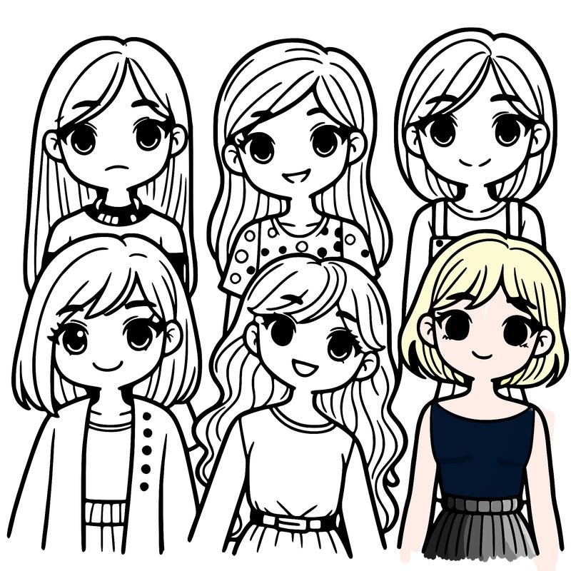 five girls