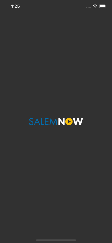 SalemNOW - SalemNOW 앱 로고가 있는 스플래시 화면