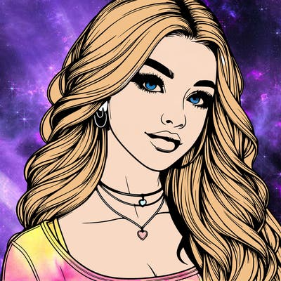 detailed realistic girl