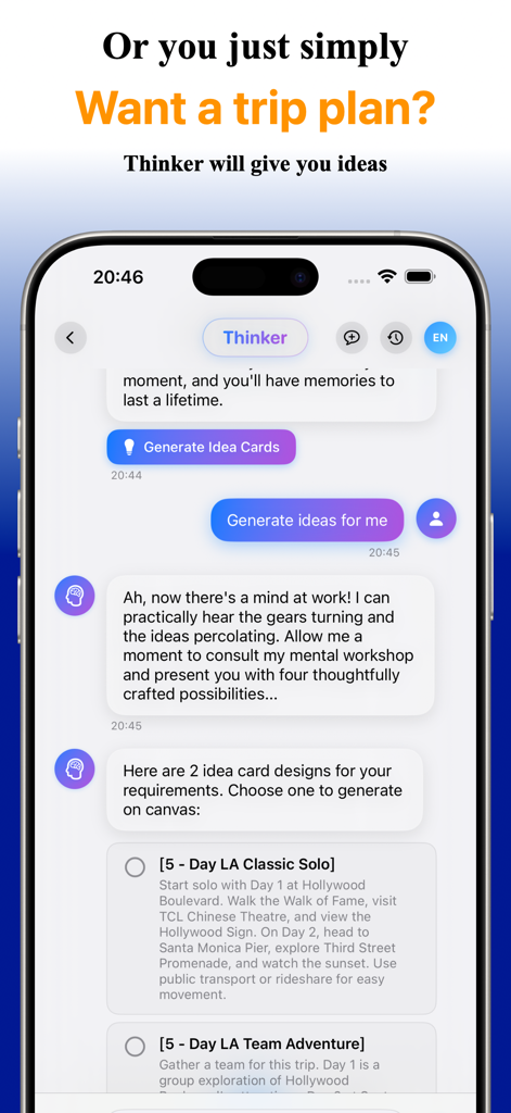 Thinker - AI Mindmap, Ideacard - Graphics & Design App | MWM