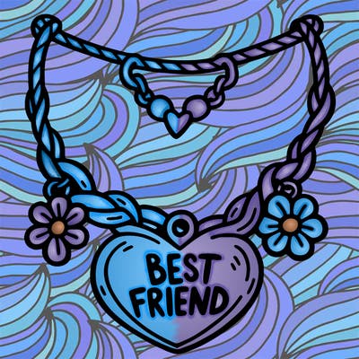 best friend necklace