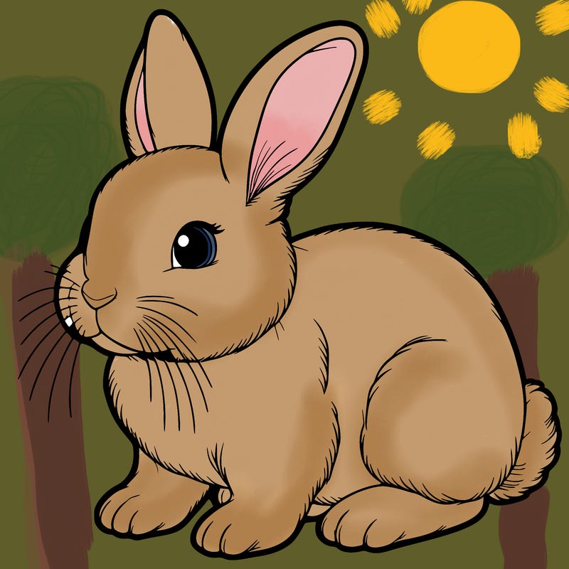 realistic bunny