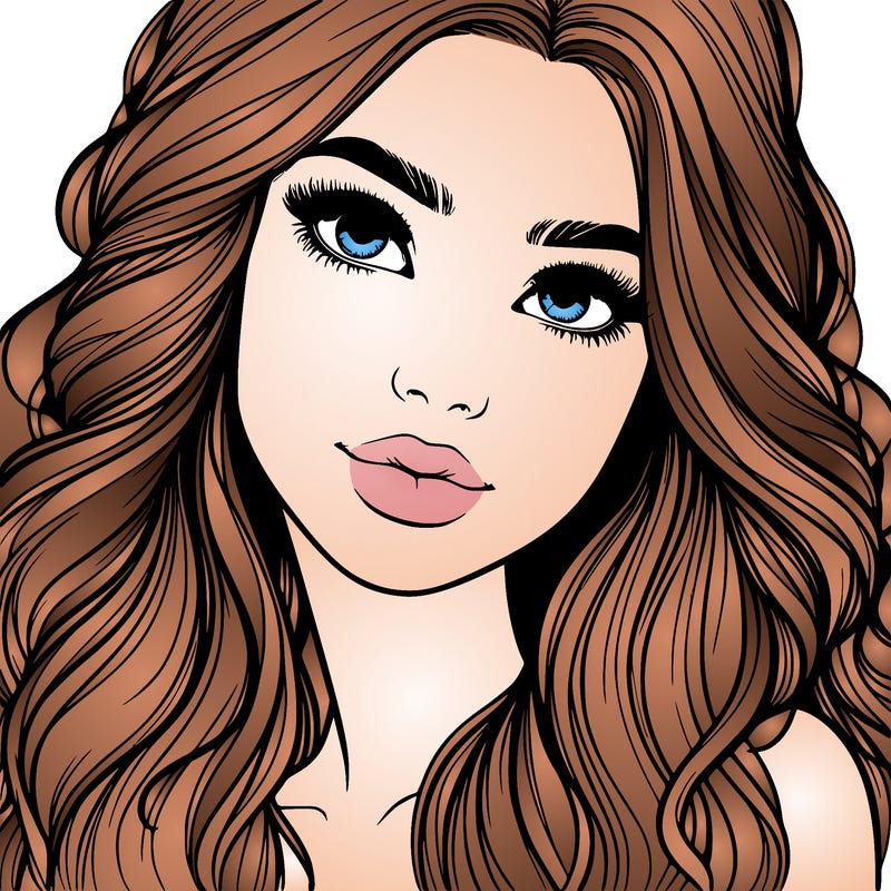 beautiful realistic girl