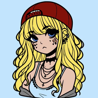 scene girl aesthetic