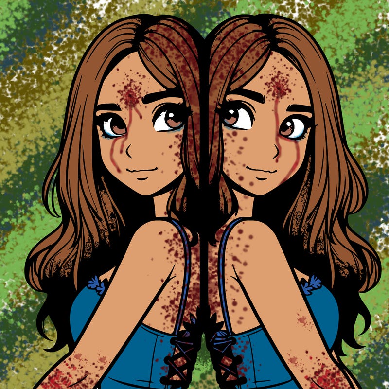 a realistic girl split