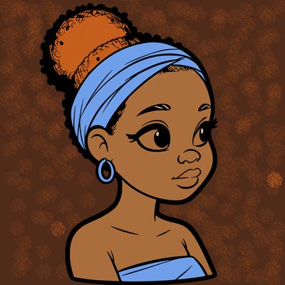 african girl