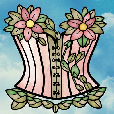 flower corset