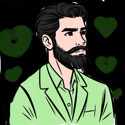a man with a beard