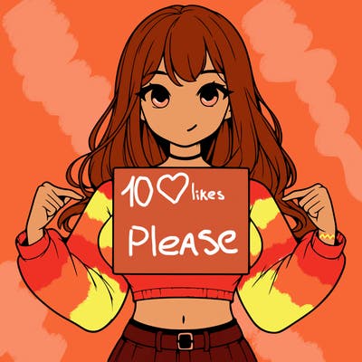 girl holding a blank sign in a long sleeve crop top