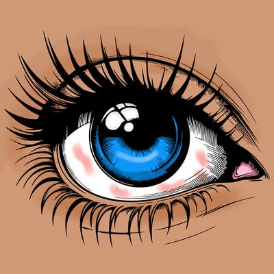 realistic eye