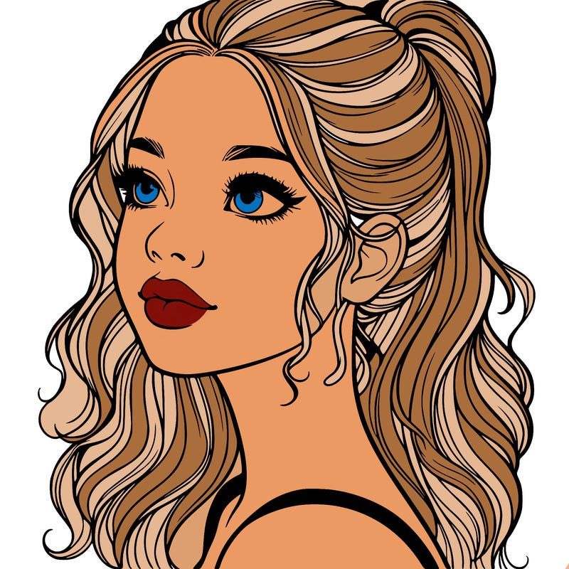 beautiful realistic girl