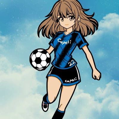 hot anime soccer girl
