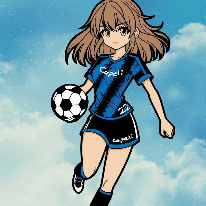 hot anime soccer girl