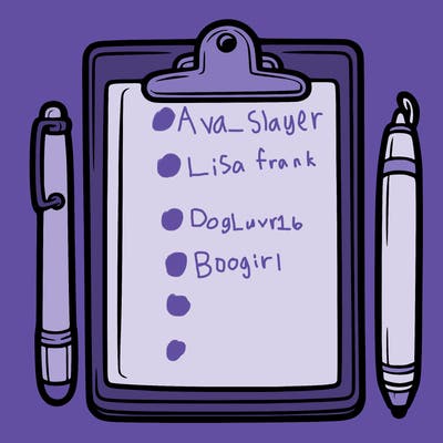 blank clip board with pen