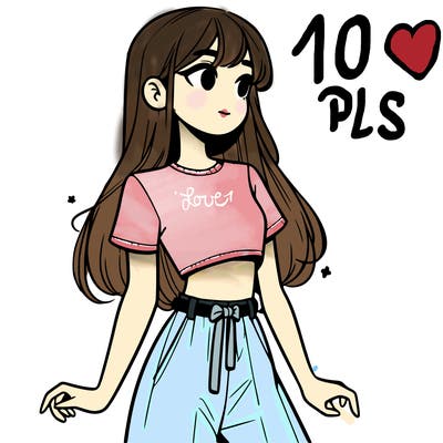 girl in a cute crop top