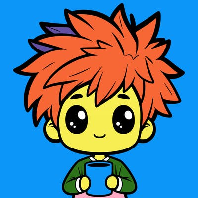 bart simpson holding a cup