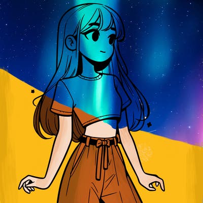 girl in a cute crop top