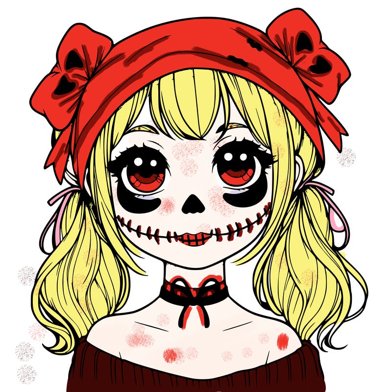 realistic girl halloween