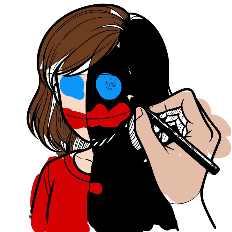 drawing a realistic person