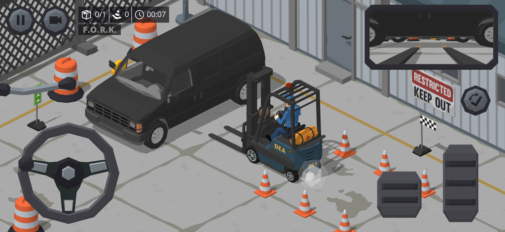 Forklift Extreme Simulator 2 - Guidare un carrello elevatore attraverso un percorso a ostacoli in magazzino in Forklift Extreme Simulator 2