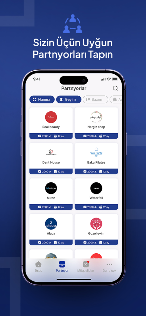 Ferrum Capital - Ferrum Capital app screen showing partner businesses and installment offers