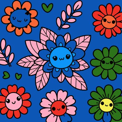 cute flower patterns
