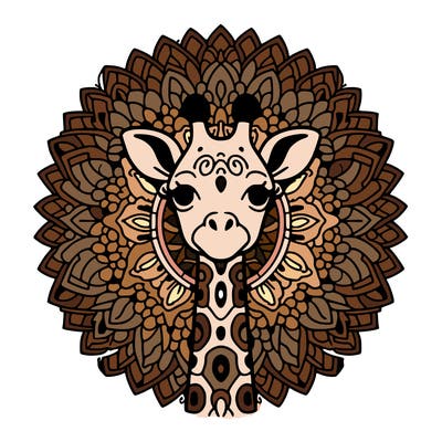 ziraffe mandala