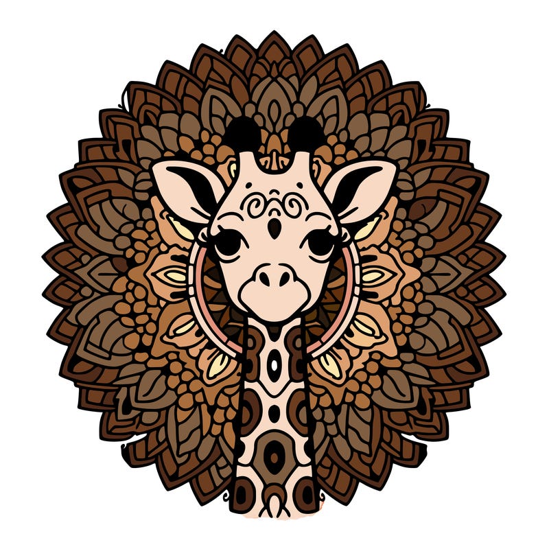 ziraffe mandala