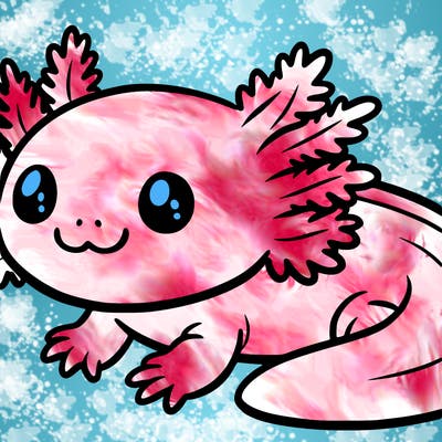 pink axolotl