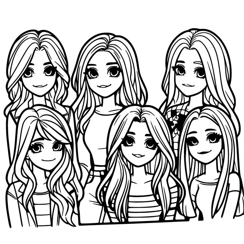 5 friends girls teen