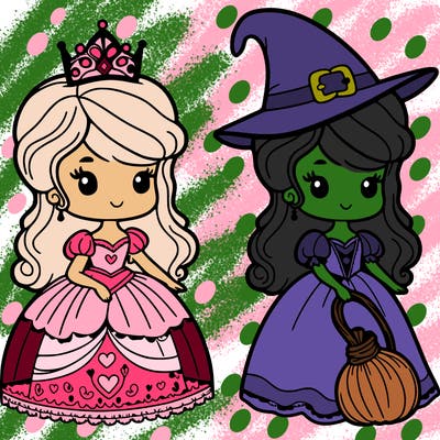 princess as a witch