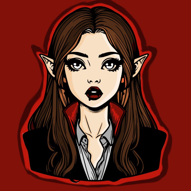 realistic vampire girl