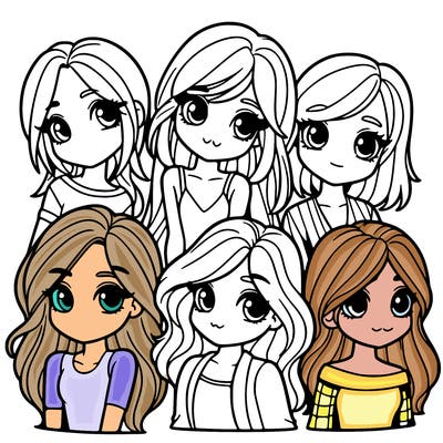 5 girls