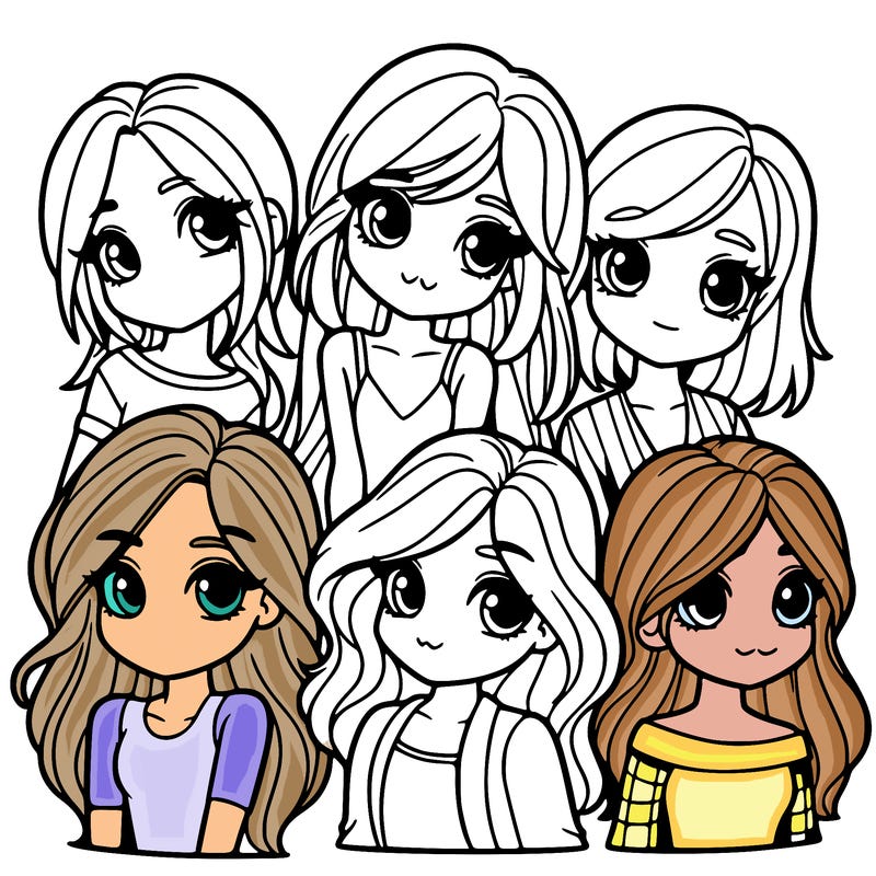 5 girls
