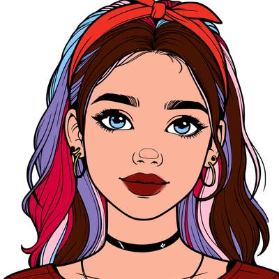 realistic teenage girl