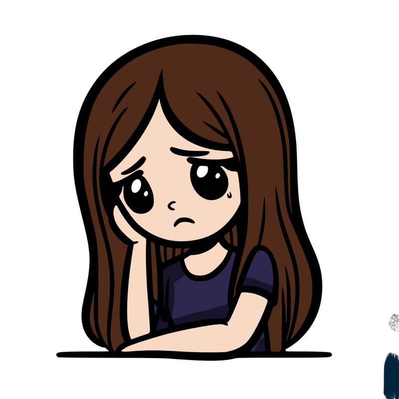 depressed girl