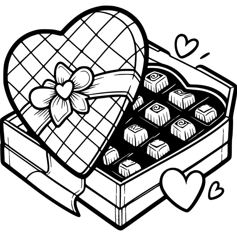 valentine’s day chocolate box